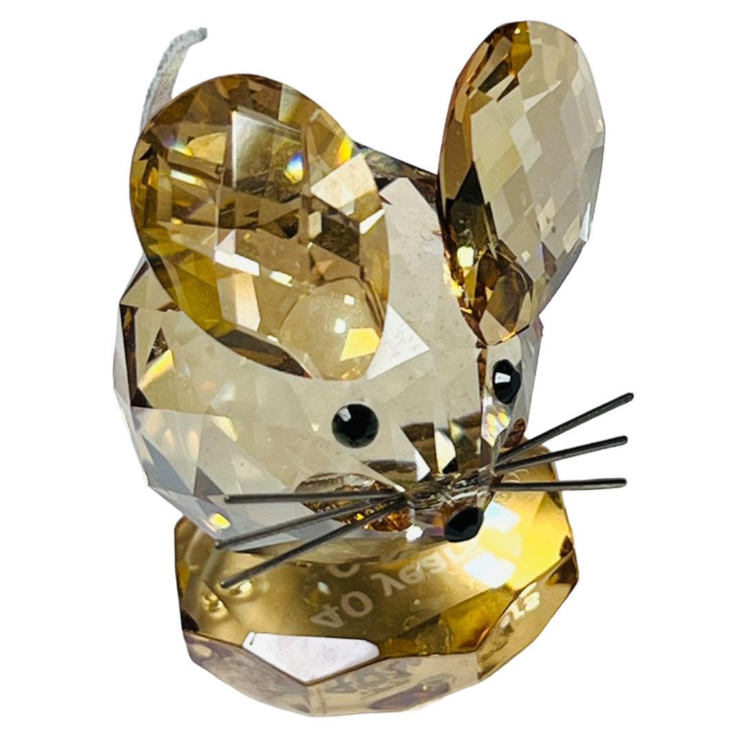 美品 非売品 限定 スワロフスキー レプリカ マウス ネズミ ゴールド 40